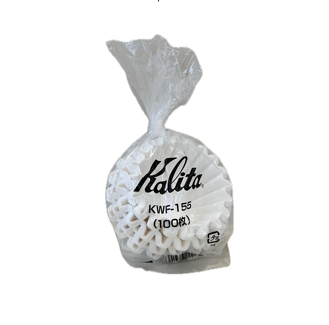 Filtres à fond plat 1 tasse Blanc - 100 pièces - Kalita
