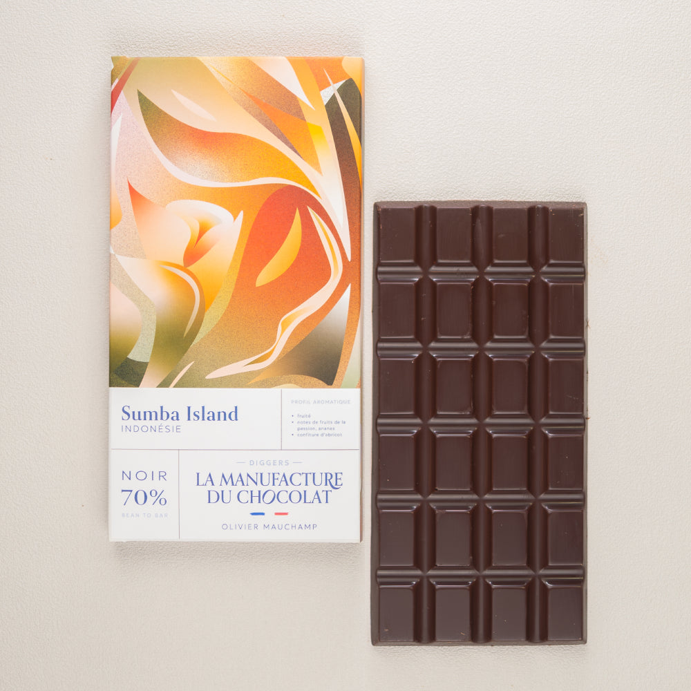 Chocolat noir 70 % | Diggers Sumba Island, Indonésie