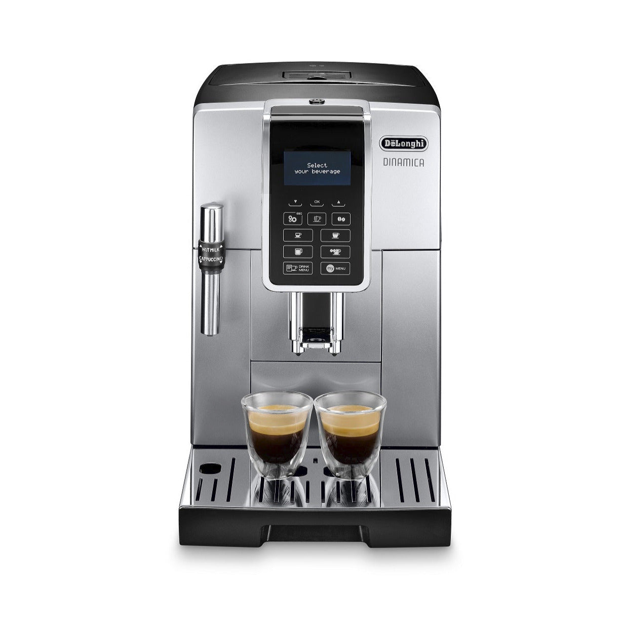 Machine à café à grains De'Longhi Dinamica face