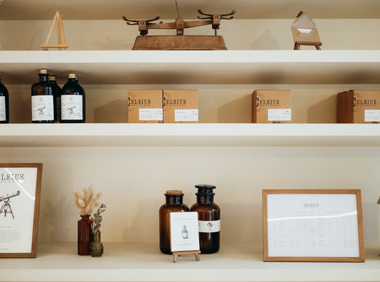 Boutique Celsius avec cafes