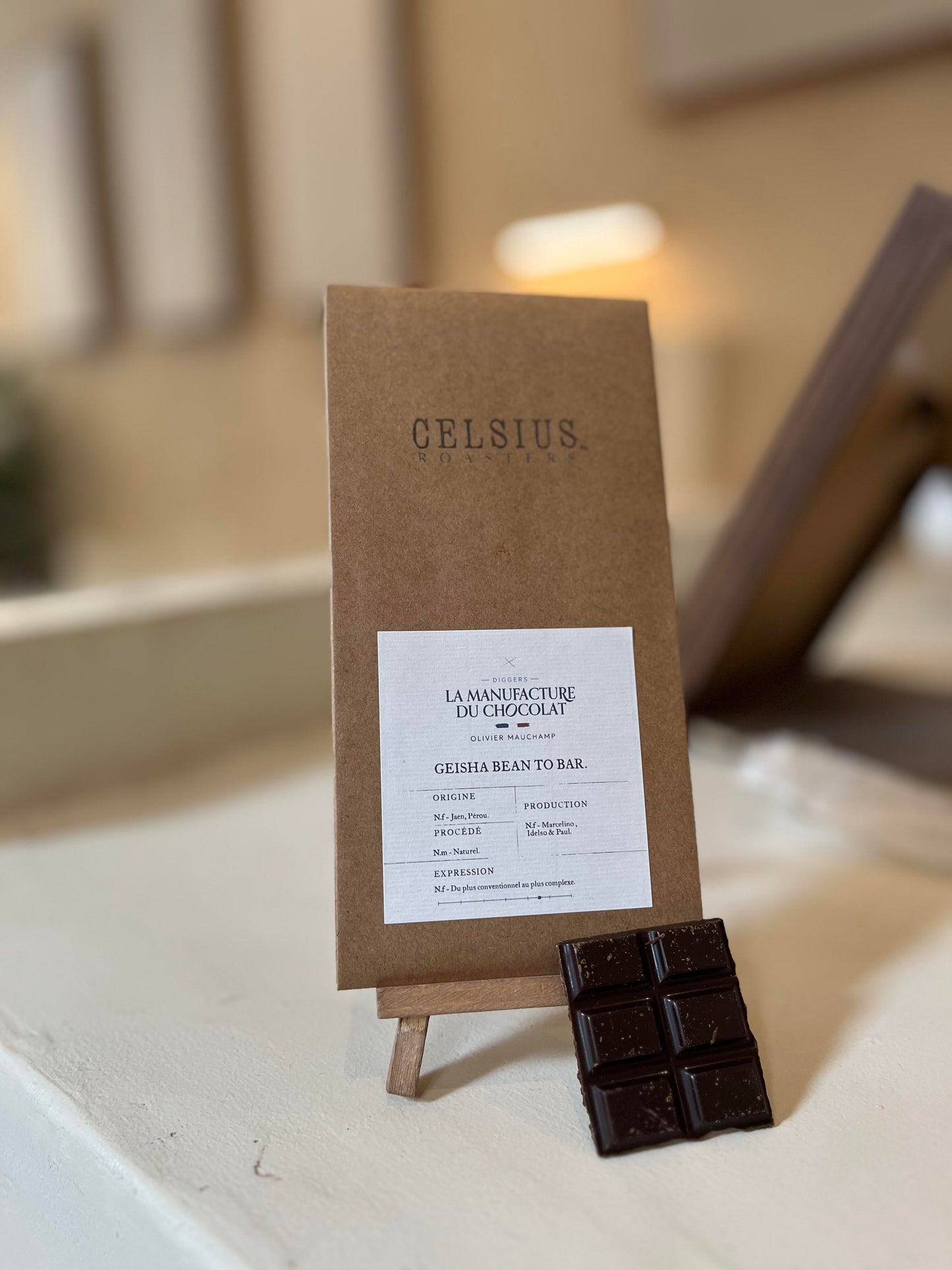 Café en bean-to-bar | Diggers x Celsius | Geisha, Pérou