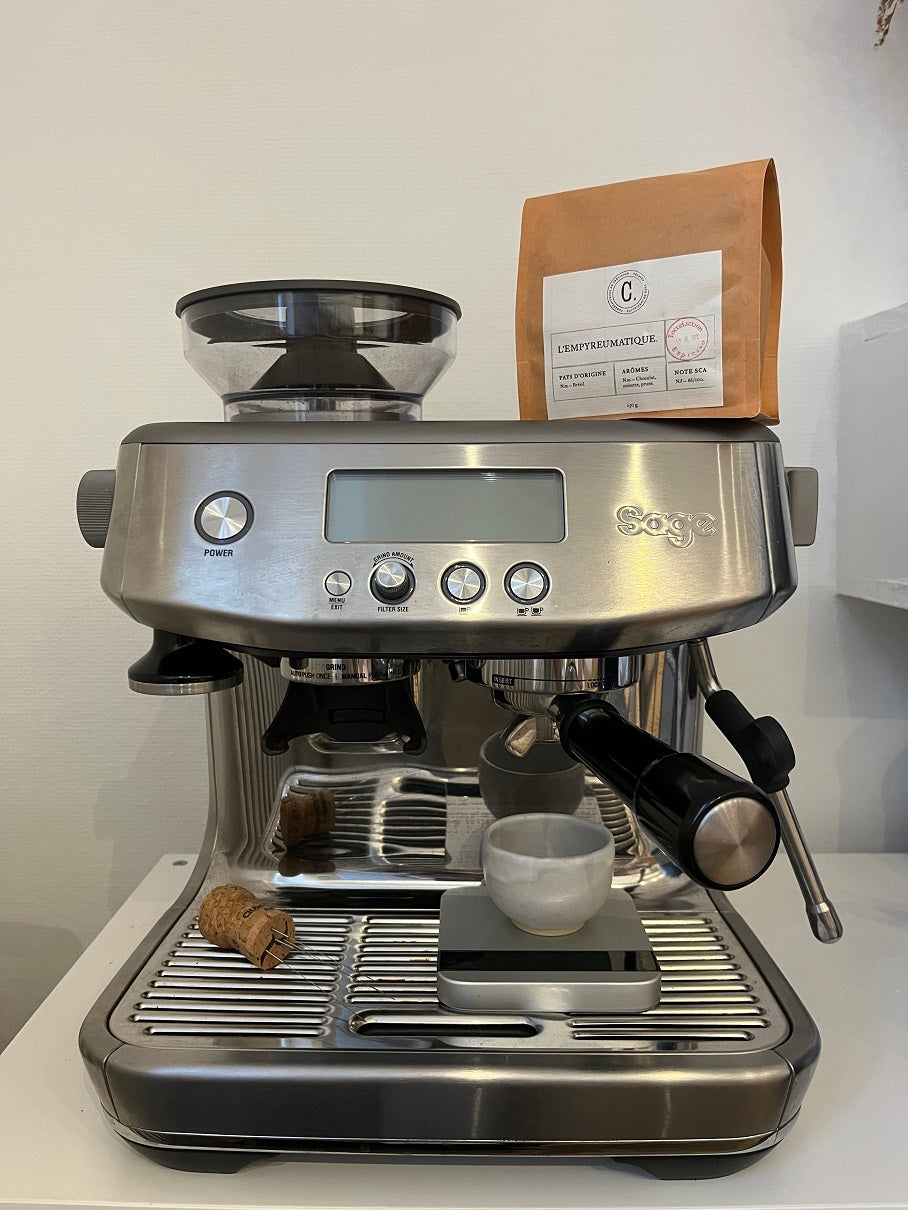Machine à café Sage Barista Pro dans une cuisine